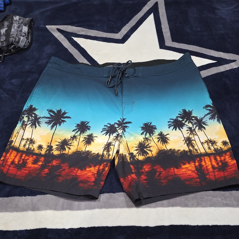 No Boundaries Palm Paradise Board Shorts